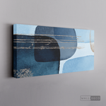 Cargar imagen en el visor de la galería, Cuadro Fragmentos Abstractos Azul