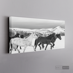 Cargar imagen en el visor de la galería, Cuadro Animales Caballos Boho Horizontal