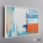 Cargar imagen en el visor de la galería, Cuadro Abstracto Azul-Naranja