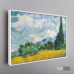 Cargar imagen en el visor de la galería, Cuadro Arte Campo de Trigo Horizontal Van Gogh
