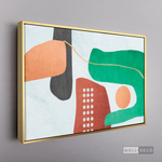 Cargar imagen en el visor de la galería, Cuadro Abstracto Minimalista Ritmo Fluido