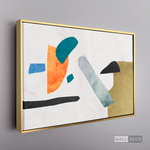 Cargar imagen en el visor de la galería, Cuadro Abstracto Minimalista Simetria Lineal