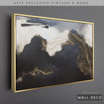 Cargar imagen en el visor de la galería, Arte Pintado a Mano Ritmo Nocturno Horizontal