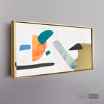 Cargar imagen en el visor de la galería, Cuadro Abstracto Minimalista Simetria Lineal