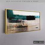 Cargar imagen en el visor de la galería, Arte Pintado a Mano Utopia Horizontal