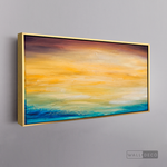 Cargar imagen en el visor de la galería, Cuadro Abstracto Atardecer en el mar