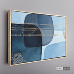 Cargar imagen en el visor de la galería, Cuadro Fragmentos Abstractos Azul