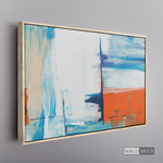 Cargar imagen en el visor de la galería, Cuadro Abstracto Azul-Naranja