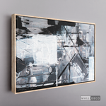 Cargar imagen en el visor de la galería, Cuadro Abstracto Blanco y Negro