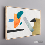 Cargar imagen en el visor de la galería, Cuadro Abstracto Minimalista Simetria Lineal