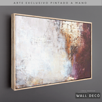 Cargar imagen en el visor de la galería, Arte Pintado a Mano Entre Luz y Rosa Horizontal