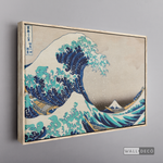 Cargar imagen en el visor de la galería, Cuadro Arte La Gran Ola de Kanagawa Horizontal