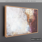 Cargar imagen en el visor de la galería, Arte Pintado a Mano Entre Luz y Rosa Horizontal