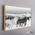 Cargar imagen en el visor de la galería, Cuadro Animales Caballos Boho Horizontal