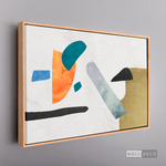 Cargar imagen en el visor de la galería, Cuadro Abstracto Minimalista Simetria Lineal