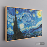 Cargar imagen en el visor de la galería, Cuadro Arte Noche estrellada Horizontal Van Gogh
