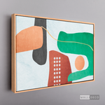 Cargar imagen en el visor de la galería, Cuadro Abstracto Minimalista Ritmo Fluido