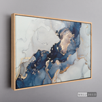 Cargar imagen en el visor de la galería, Cuadro Fluido Abstracto Dorado (B)