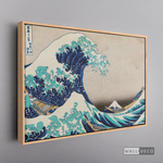 Cargar imagen en el visor de la galería, Cuadro Arte La Gran Ola de Kanagawa Horizontal