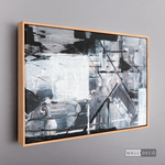 Cargar imagen en el visor de la galería, Cuadro Abstracto Blanco y Negro