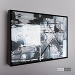 Cargar imagen en el visor de la galería, Cuadro Abstracto Blanco y Negro