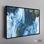 Cargar imagen en el visor de la galería, Cuadro Fluido Abstracto Azul