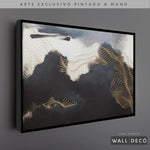 Cargar imagen en el visor de la galería, Arte Pintado a Mano Ritmo Nocturno Horizontal