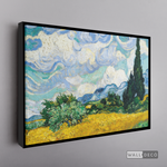 Cargar imagen en el visor de la galería, Cuadro Arte Campo de Trigo Horizontal Van Gogh