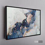 Cargar imagen en el visor de la galería, Cuadro Fluido Abstracto Dorado (B)