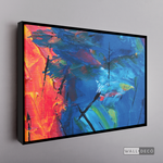 Cargar imagen en el visor de la galería, Cuadro Abstracto Contraste Azul