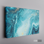 Cargar imagen en el visor de la galería, Cuadro Fluido Abstracto Turquesa