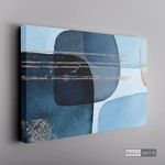 Cargar imagen en el visor de la galería, Cuadro Fragmentos Abstractos Azul