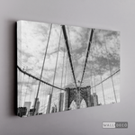 Cargar imagen en el visor de la galería, Cuadro New York Brooklyn Bridge Horizontal