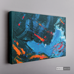 Cargar imagen en el visor de la galería, Cuadro Abstracto Rojo Azul