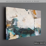 Cargar imagen en el visor de la galería, Arte Pintado a Mano Esmeralda Horizontal