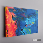 Cargar imagen en el visor de la galería, Cuadro Abstracto Contraste Azul