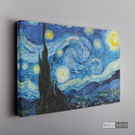 Cargar imagen en el visor de la galería, Cuadro Arte Noche estrellada Horizontal Van Gogh
