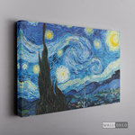 Cargar imagen en el visor de la galería, Cuadro Arte Noche estrellada Horizontal Van Gogh