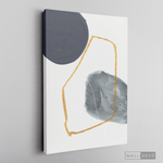 Cargar imagen en el visor de la galería, Cuadro Abstracto Nórdico Azul Dos