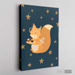 Cargar imagen en el visor de la galería, Cuadro Infantil Pequeña Ardilla