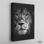 Cargar imagen en el visor de la galería, Cuadro Animales León (B) B/N