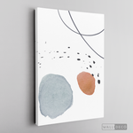 Cargar imagen en el visor de la galería, Cuadro Abstracto Nórdico Pastel Uno