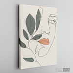 Cargar imagen en el visor de la galería, Cuadro Face Line Botánico
