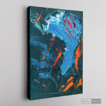 Cargar imagen en el visor de la galería, Cuadro Abstracto Rojo Azul