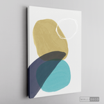 Cargar imagen en el visor de la galería, Cuadro Abstracto Nórdico Azul Uno