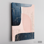 Cargar imagen en el visor de la galería, Cuadro Fragmentos Abstractos Rosa Y Azul