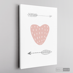 Cargar imagen en el visor de la galería, Cuadro Infantil Corazon