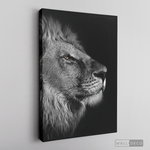 Cargar imagen en el visor de la galería, Cuadro Animales León (A) B/N