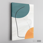 Cargar imagen en el visor de la galería, Cuadro Abstracto Nórdico Trazos Dos