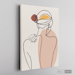 Cargar imagen en el visor de la galería, Cuadro Mujer Line Art Dos